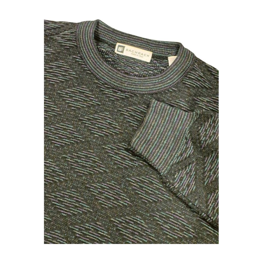 VTG Bachrach Pullover Sweater Professor Core Made In Italy Wool Blend Men's L